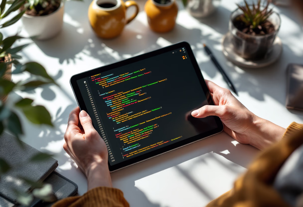 [digital project] image of programming and coding screenshots (for a game development company)